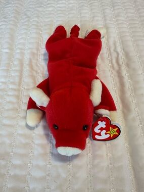 “Snort” Beanie Baby Bull, Style 4002
